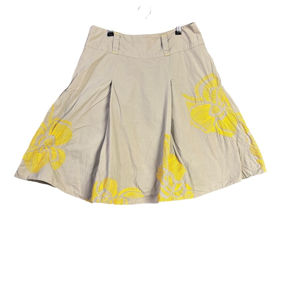 Anthropologie Floreat Longwood Embroidered Skirt â Womenâs Sz 6